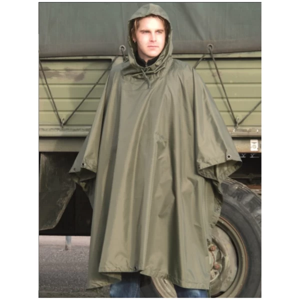 PONCHO IMPERMEABILE RIPSTOP - OD - MIL-TEC