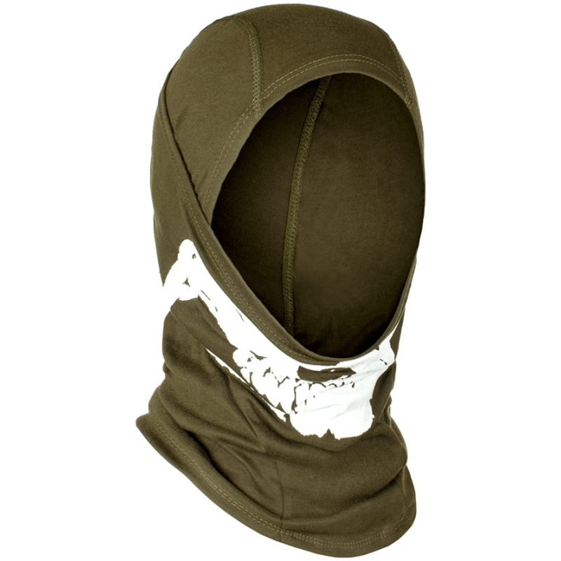 PASSAMONTAGNA IN COTONE DEATH - OD GREEN - INVADER GEAR - immagine 2