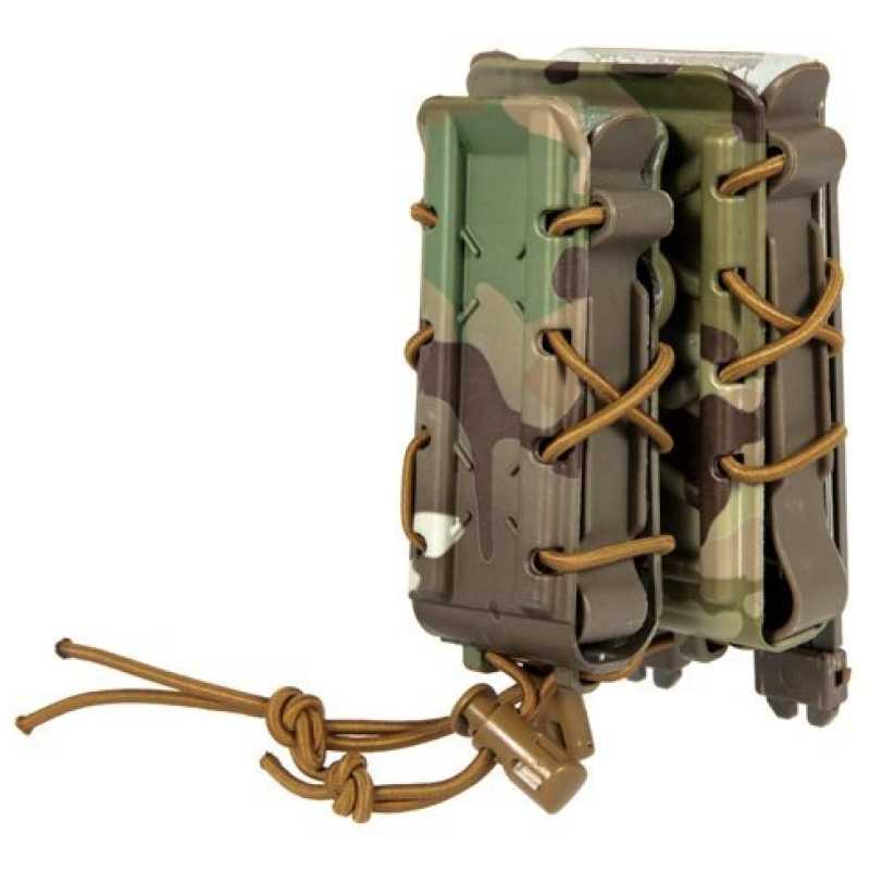 PORTA CARICATORE RIGIDO PER FUCILE E PISTOLA OPEN VII - MULTICAM - PRIMAL GEAR - immagine 3