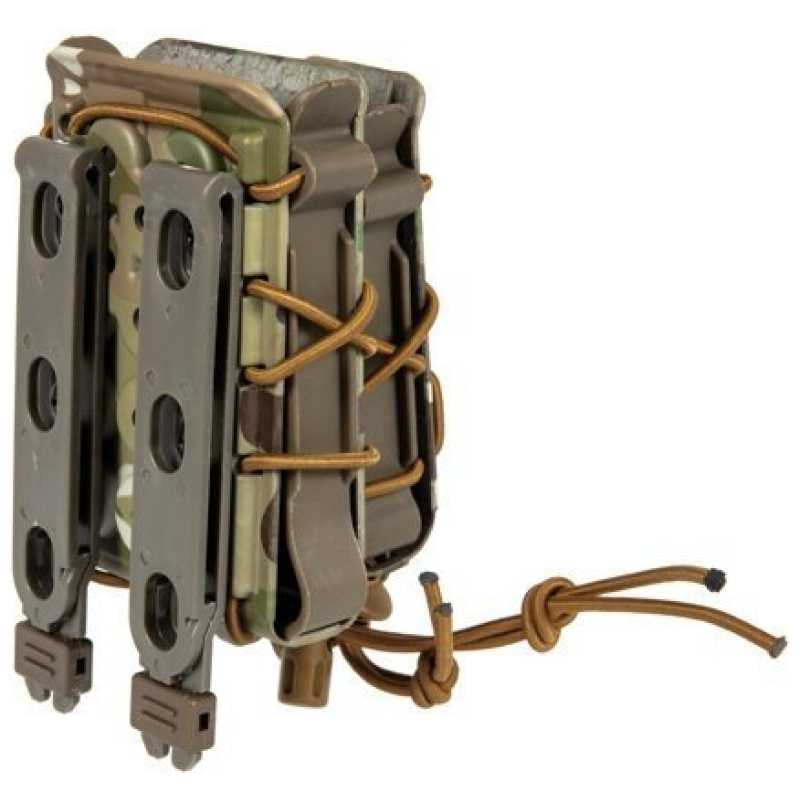 PORTA CARICATORE RIGIDO PER FUCILE E PISTOLA OPEN VII - MULTICAM - PRIMAL GEAR - immagine 2
