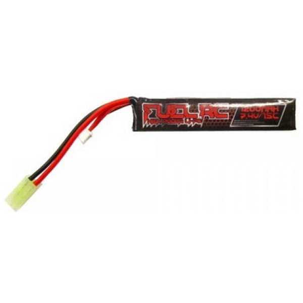 BATTERIA LIPO 7,4V 1200mAh 15C - FUEL