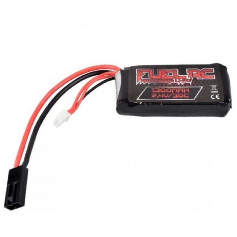 BATTERIA LIPO 7,4V 1300mAh 30C - FUEL