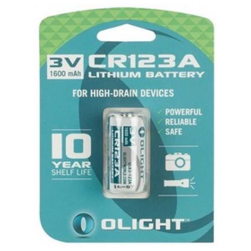 BATTERIA LITIO 3V CR123A - O-LIGHT - immagine 2
