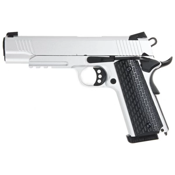 1911 TACTICAL GBB - SILVER - ARMY ARMAMENT
