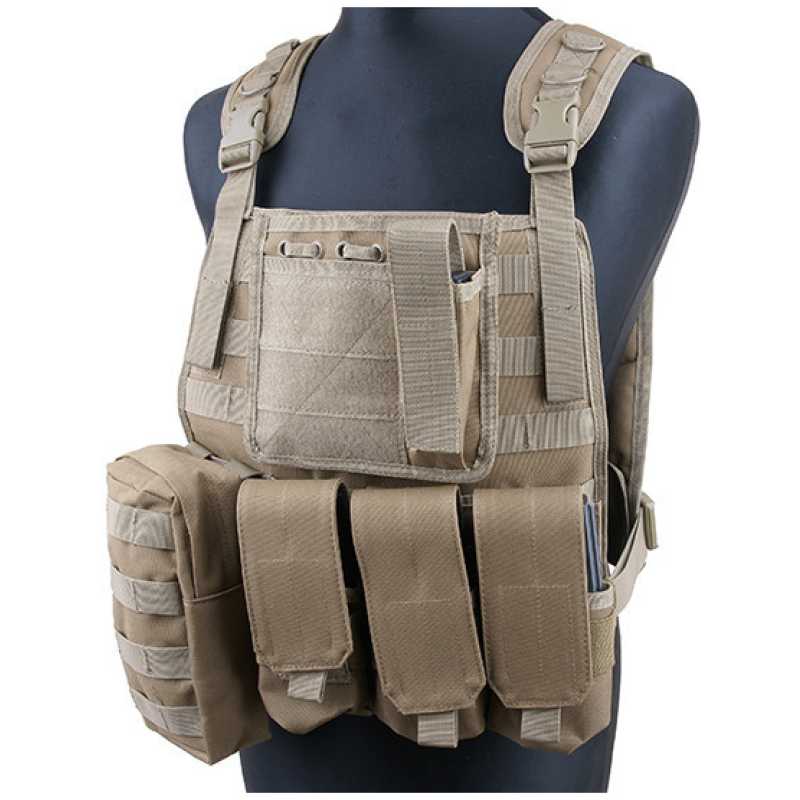TATTICO EASY PLATE CARRIER - COYOTE - GFC - immagine 4