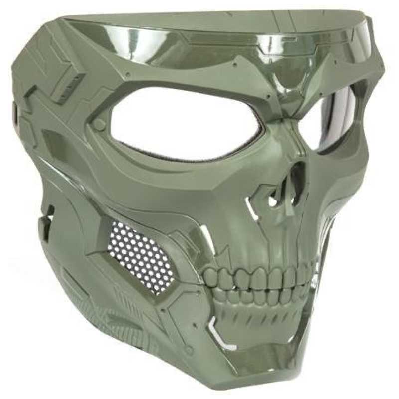 SKULL MESSENGER MASK - OD GREEN - ULTIMATE TACTICAL - immagine 3