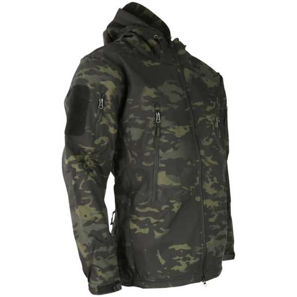 SOFTSHELL SHARKSKIN PATRIOT - MULTICAM BLACK - KOMBAT