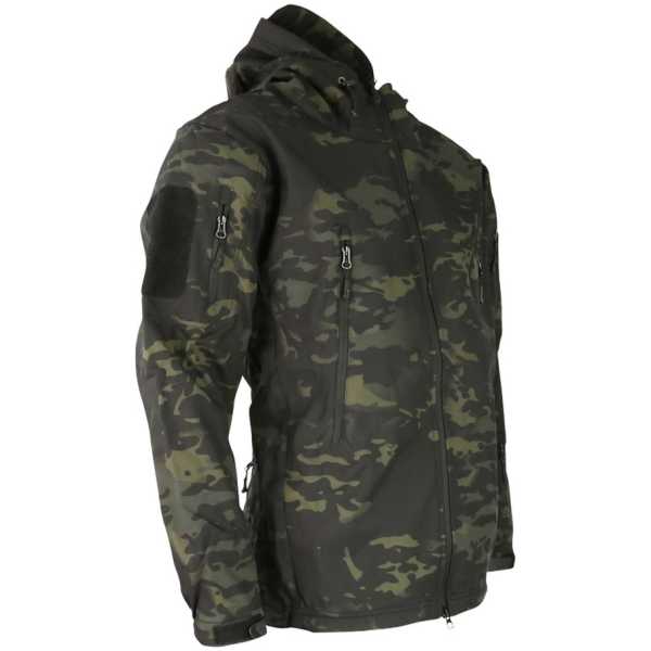 SOFTSHELL SHARKSKIN PATRIOT - MULTICAM BLACK - KOMBAT