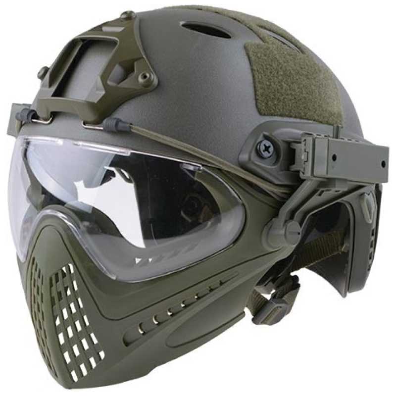ELMETTO FAST PJ PILOTEER - OD GREEN - ULTIMATE TACTICAL - immagine 3