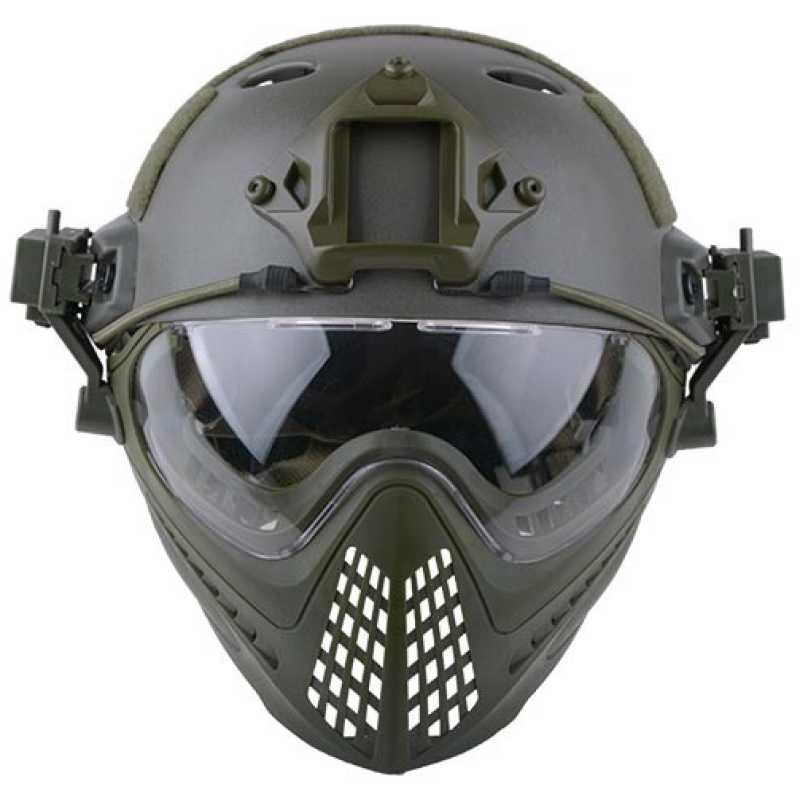 ELMETTO FAST PJ PILOTEER - OD GREEN - ULTIMATE TACTICAL - immagine 2