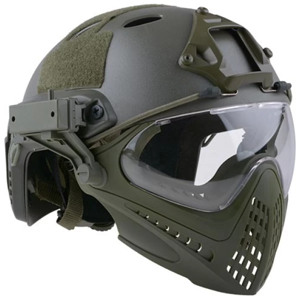 ELMETTO FAST PJ PILOTEER - OD GREEN - ULTIMATE TACTICAL