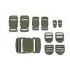 KIT FIBBIE E CLIP - OD GREEN - 101 INC