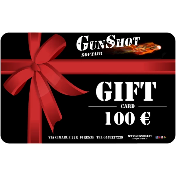 GUNSHOT GIFT CARD DA 100 EURO