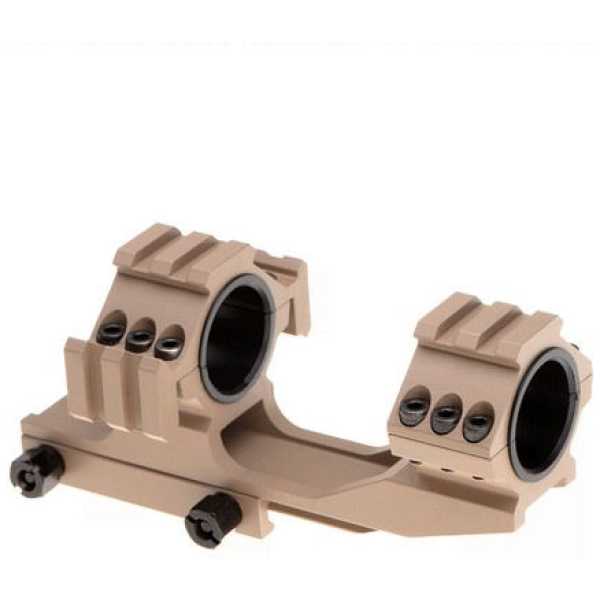 ATTACCO PORTA OTTICA 3 RAIL PER OTTICHE 25-30 MM - TAN - AIM-O