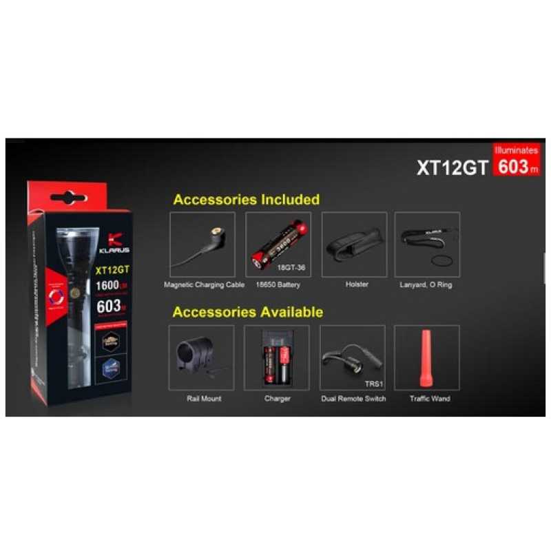TORCIA XT12GT 1600 LUMEN - KLARUS - immagine 9