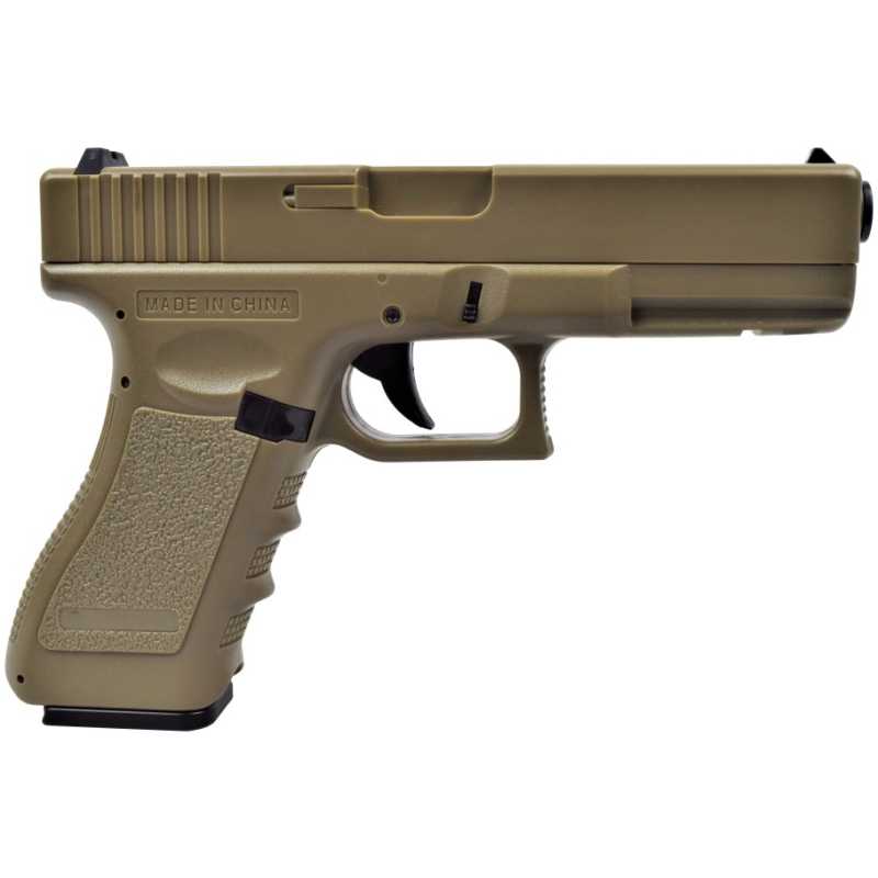 GLOCK 18C ELETTRICA MOSFET+LIPO GEN.4 - TAN - CYMA - immagine 2