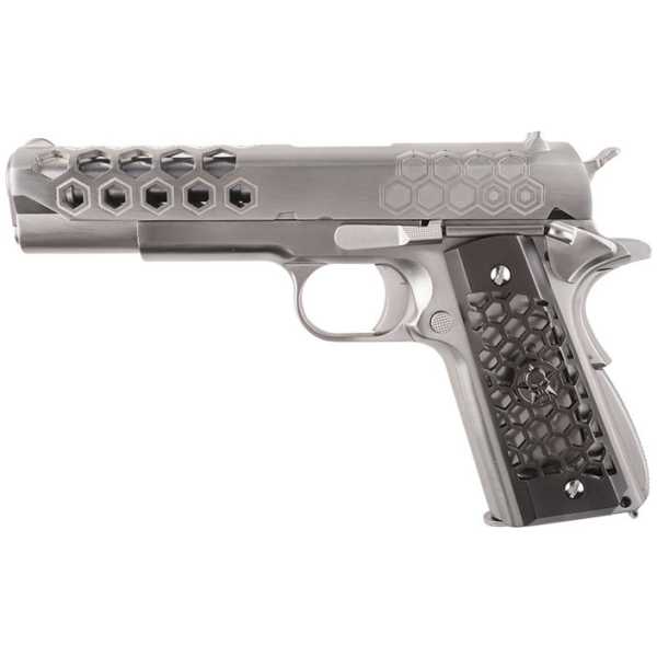 1911 HEX CUT V.3 GBB - SILVER - WE