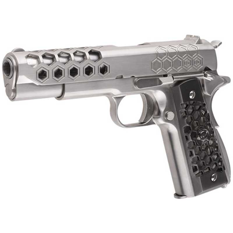 1911 HEX CUT V.3 GBB - SILVER - WE - immagine 2
