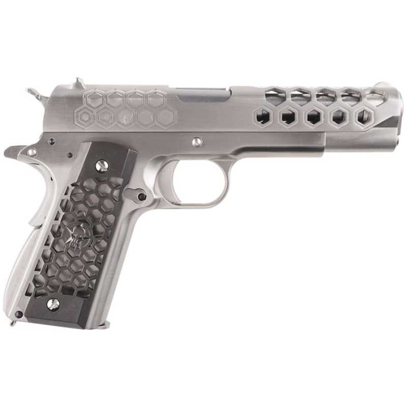 1911 HEX CUT V.3 GBB - SILVER - WE - immagine 8