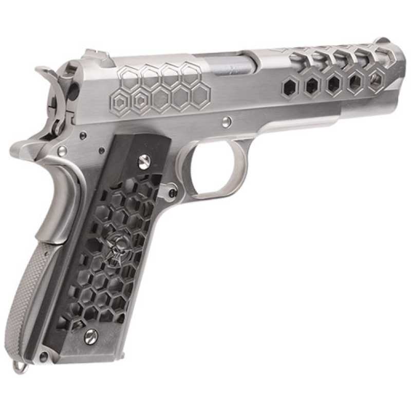 1911 HEX CUT V.3 GBB - SILVER - WE - immagine 7