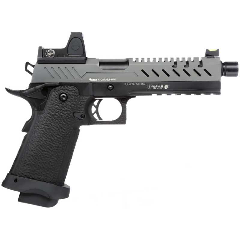 HI-CAPA 5.1 + BDS GBB - HALF GREY - VORSK - immagine 2