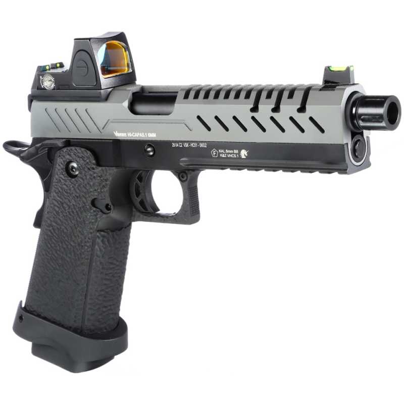 HI-CAPA 5.1 + BDS GBB - HALF GREY - VORSK - immagine 7