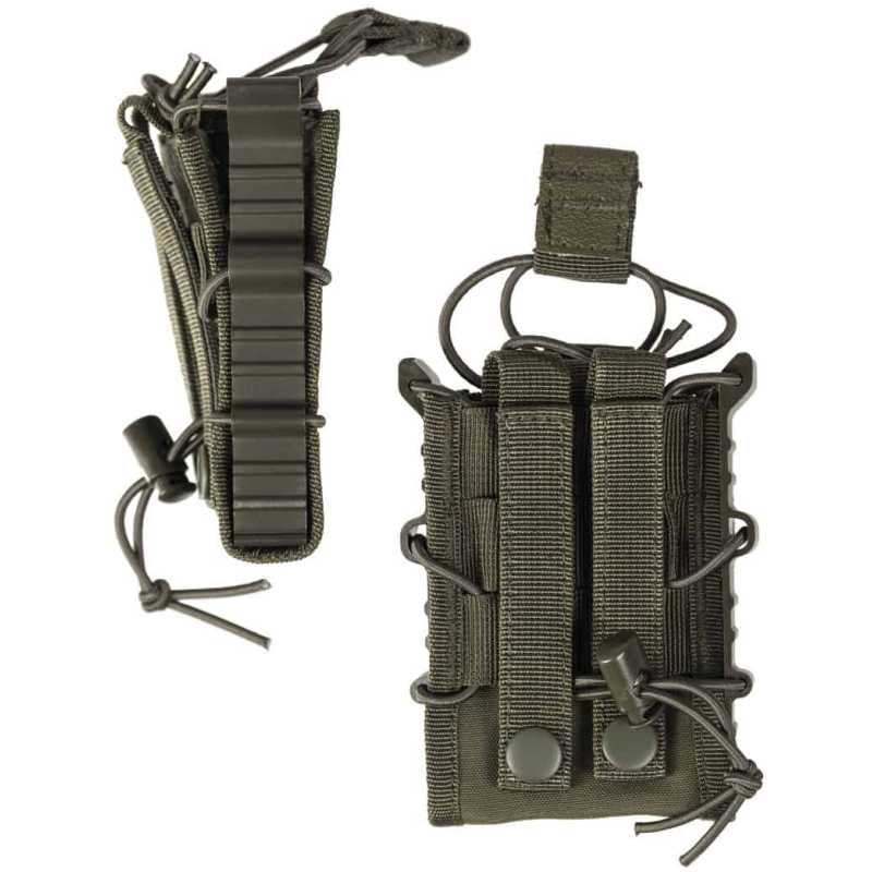 PORTA CARICATORE OPEN TOP FLEX LASER CUT - OD GREEN - MIL-TEC - immagine 2