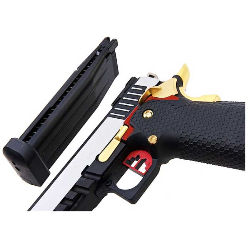 HI-CAPA HX2001 GBB - GOLD / RED / SILVER - AW CUSTOM - immagine 3