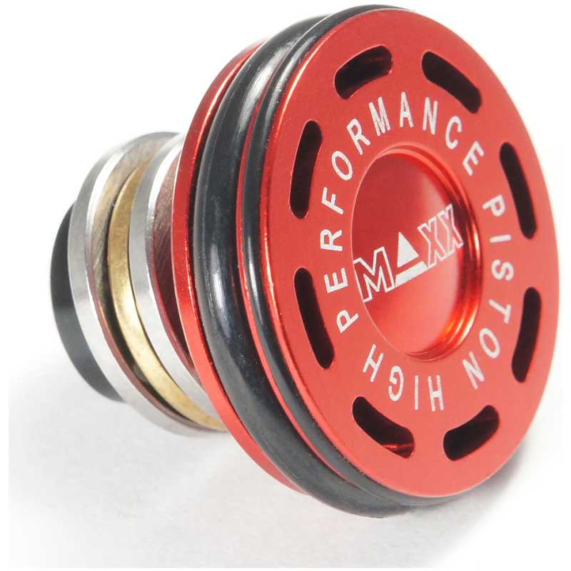 TESTA PISTONE DOUBLE O-RING CNC IN ALLUMINIO - MAXX MODEL - immagine 2