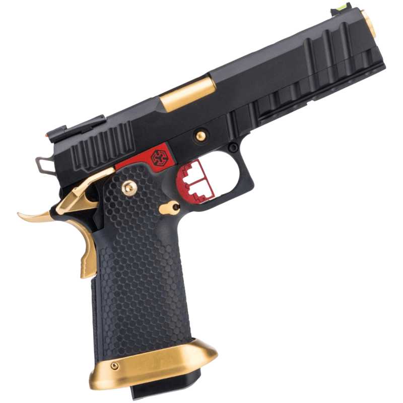 HI-CAPA HX2002 GBB - GOLD / RED - AW CUSTOM - immagine 8