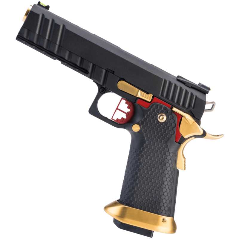 HI-CAPA HX2002 GBB - GOLD / RED - AW CUSTOM - immagine 7