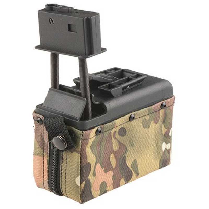 DRUM ELETTRICO MINIMI M249  1500 BB - MULTICAM - A&K - immagine 3