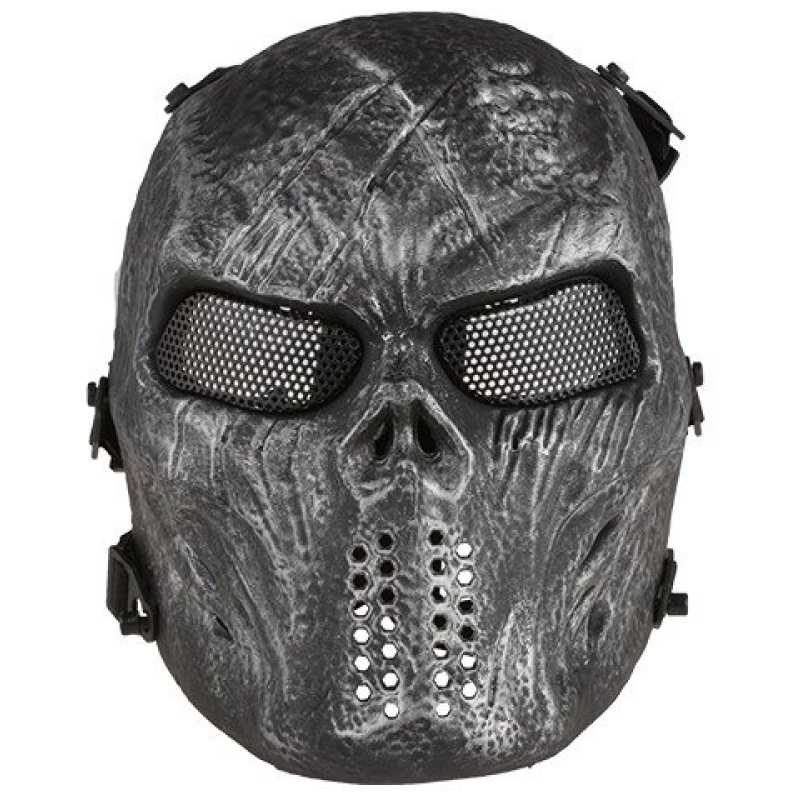 BLOODED SKULL MASK - GREY - ULTIMATE TACTICAL - immagine 3