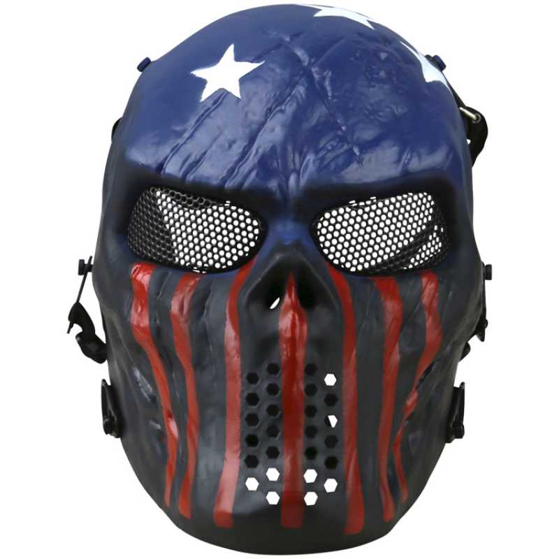 BLOODED SKULL MASK USA - KOMBAT - immagine 2