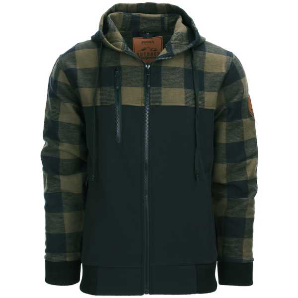 LUMBERSHELL SOFTSHELL - OD GREEN / NERO - FOSTEX