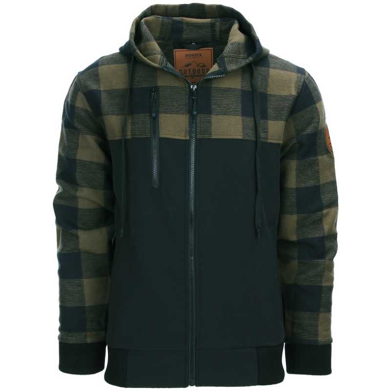 LUMBERSHELL SOFTSHELL - OD GREEN / NERO - FOSTEX