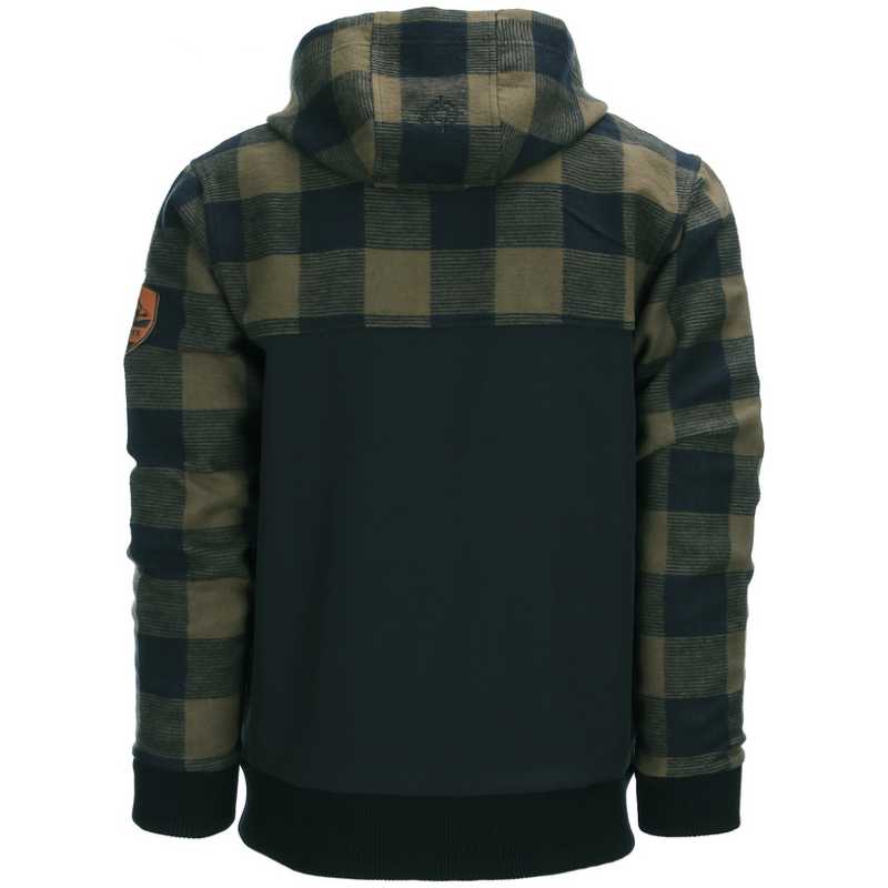 LUMBERSHELL SOFTSHELL - OD GREEN / NERO - FOSTEX - immagine 2