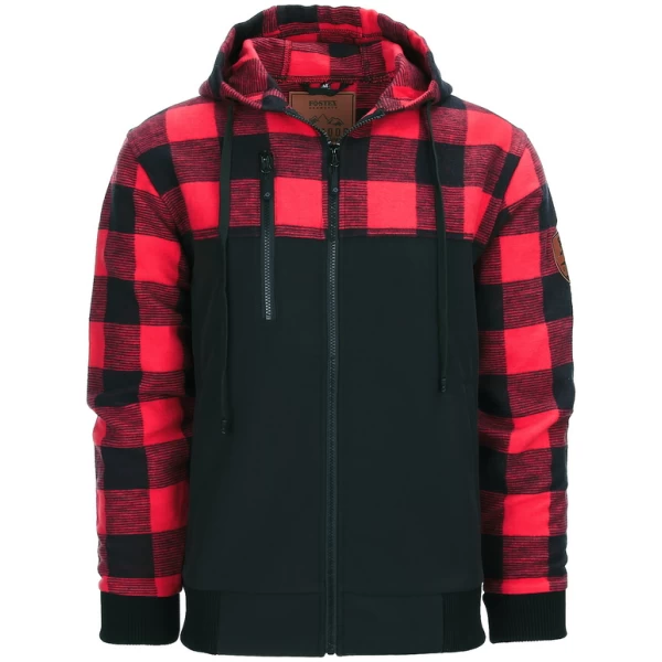 LUMBERSHELL SOFTSHELL - ROSSO / NERO - FOSTEX