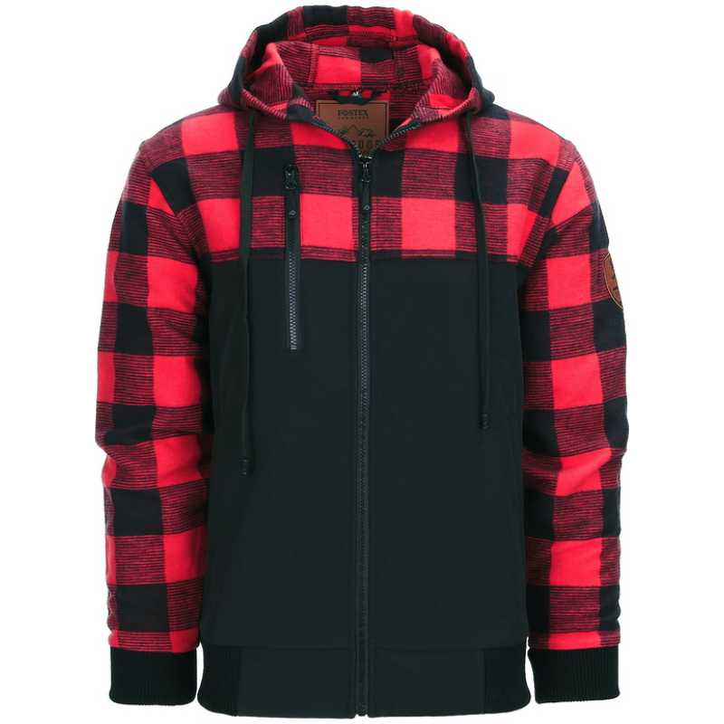 LUMBERSHELL SOFTSHELL - ROSSO / NERO - FOSTEX