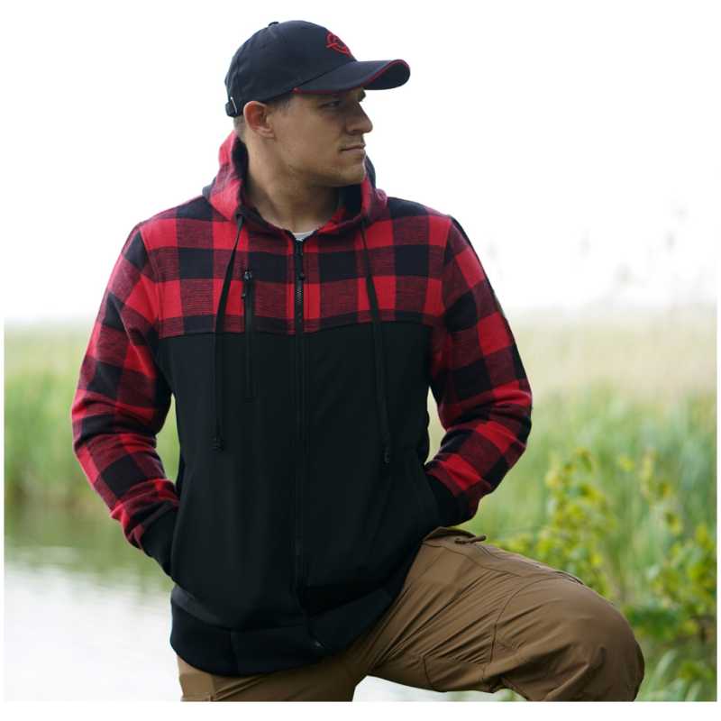 LUMBERSHELL SOFTSHELL - ROSSO / NERO - FOSTEX - immagine 5