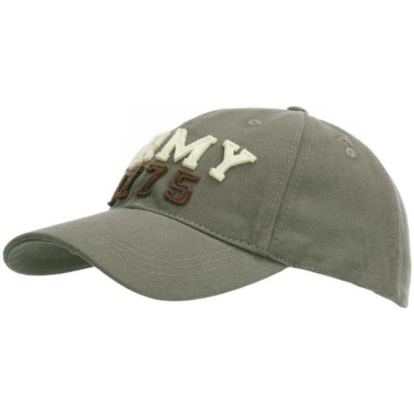 CAPPELLO BASEBALL STONE WASHED ARMY 1775 - OD GREEN - FOSTEX
