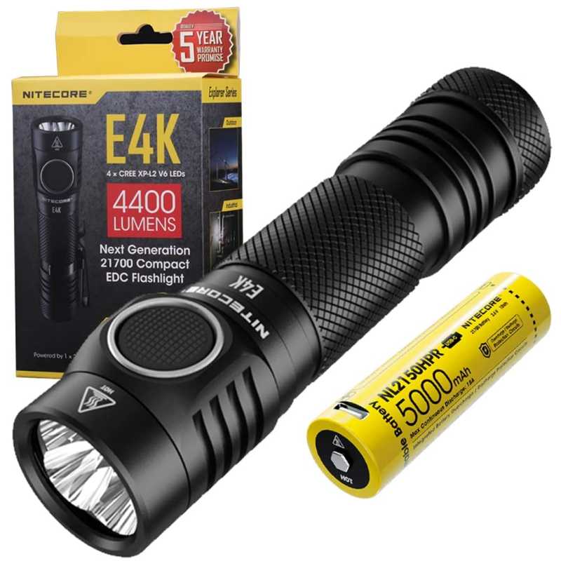 TORCIA E4K 4400 LUMEN - NITECORE - immagine 7
