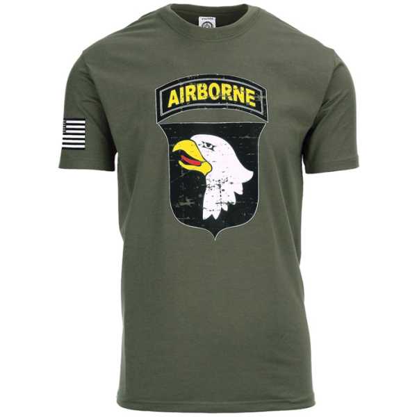 T-SHIRT USA 101° AIRBORNE - FOSTEX