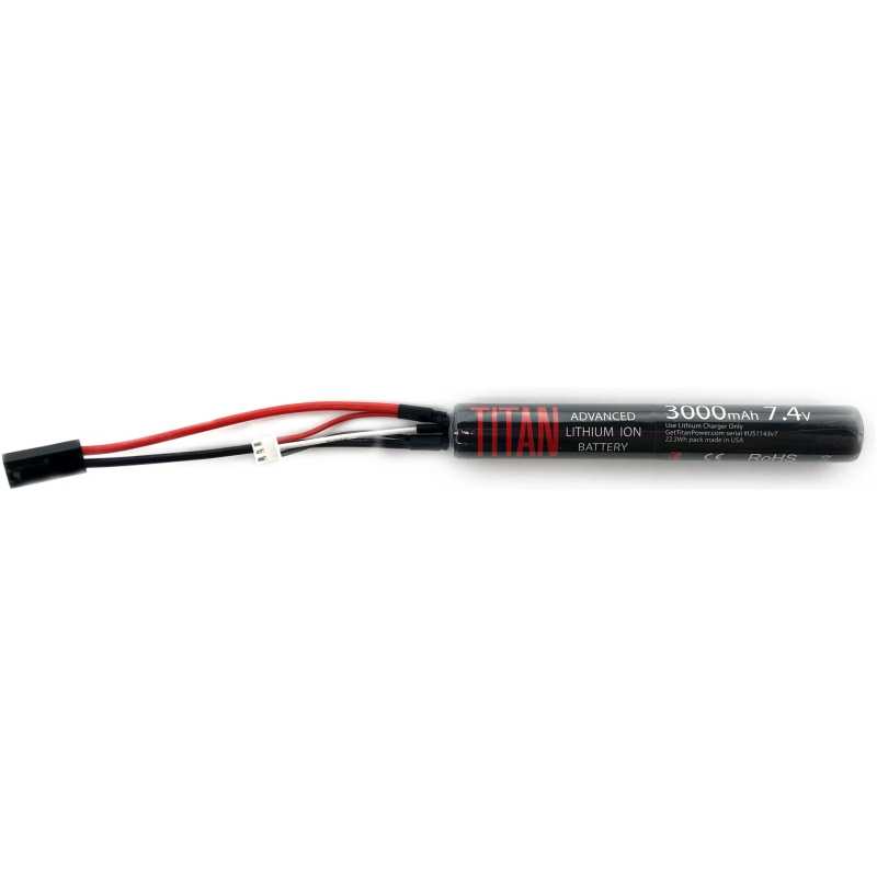 BATTERIA LI-ION 7,4V 3000mAh STICK - TITAN POWER