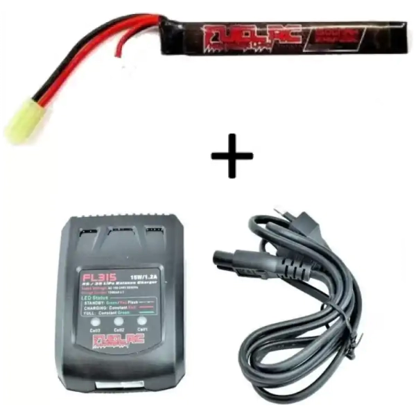 POWER PACK BATTERIA LIPO 7,4V + CARICABATTERIE - FUEL