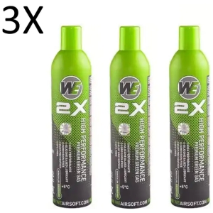 3X BOMBOLE GREEN GAS 2X PREMIUM 800 ML - WE