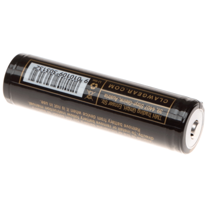 BATTERIA 18650 LI-ON 3,7V 3600MAH RICARICABILE - CLAW GEAR - immagine 2