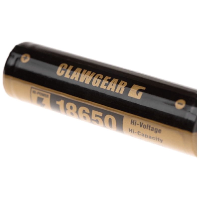 BATTERIA 18650 LI-ON 3,7V 3600MAH RICARICABILE - CLAW GEAR - immagine 3