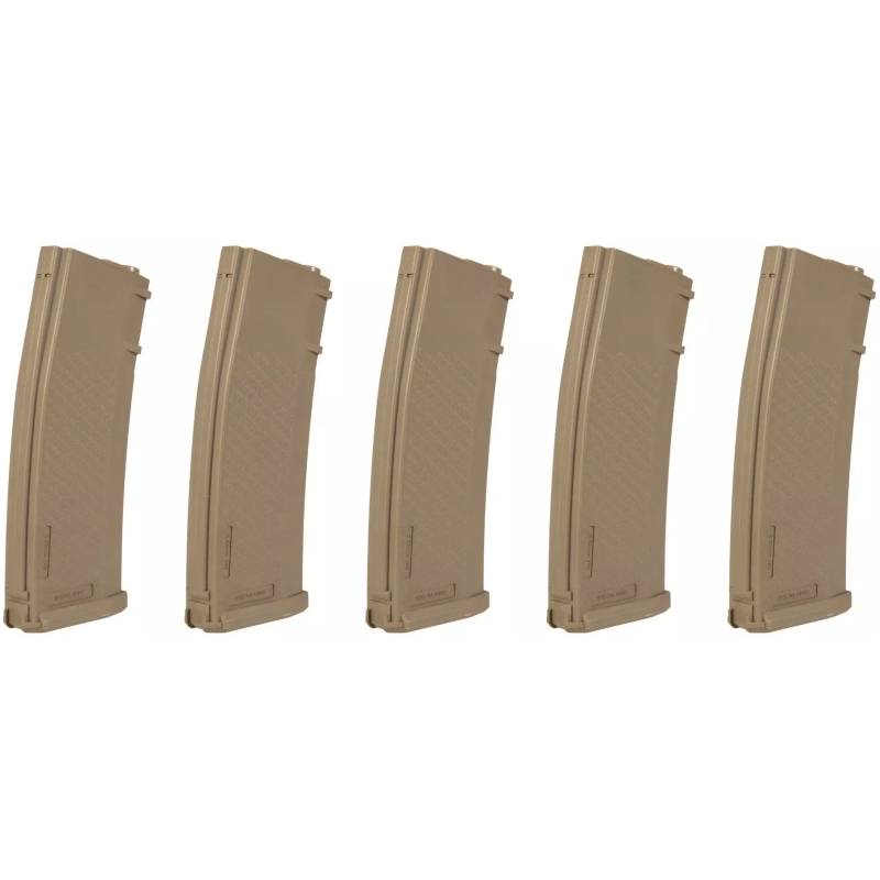 PACK 5X CARICATORE S-MAG M4 MONOFILARE 125 BB - TAN - SPECNA ARMS - immagine 2