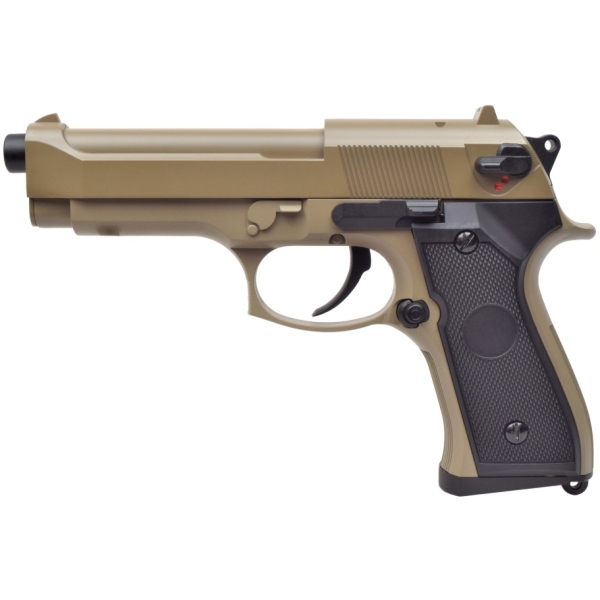 BERETTA M92 ELETTRICA MOSFET+LIPO GEN.4 - TAN - CYMA